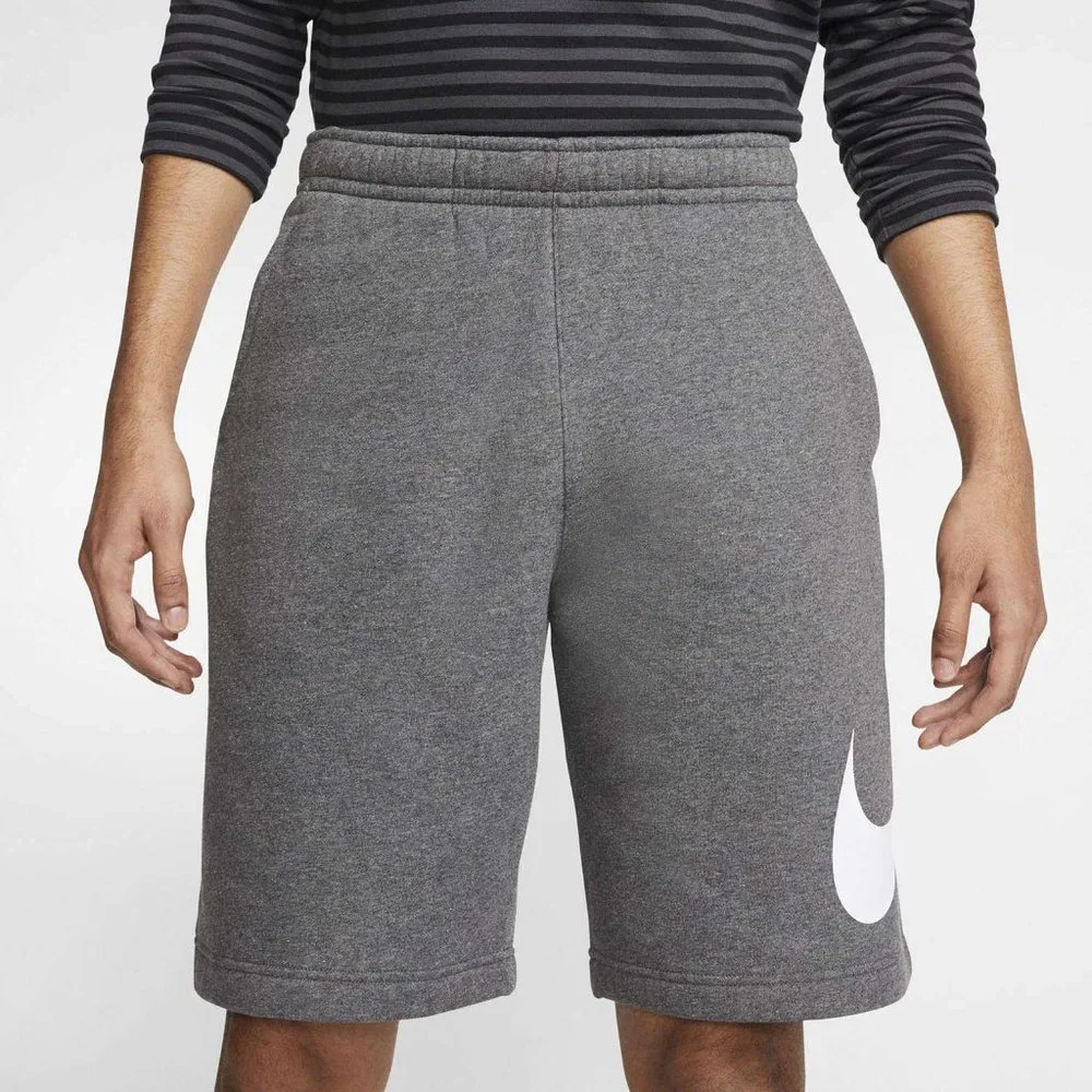 NWT NIKE MEN'S BIG TALL‎ REGULAR FLEECE SHORTS CHARCOAL GRAY
